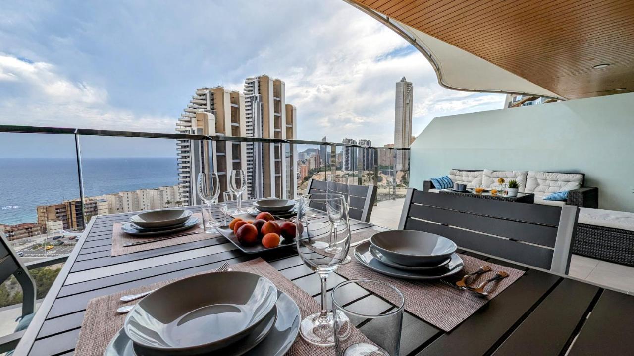 Sunset Waves Sea View Apartments Μπένιντορμ Εξωτερικό φωτογραφία